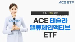 'ACE 테슬라밸류체인액티브', 순자산 1조 돌파...트럼프 2.0 수혜