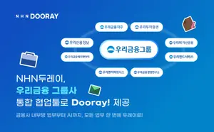 NHN두레이, 우리금융 그룹사에 'Dooray!' 본격 도입