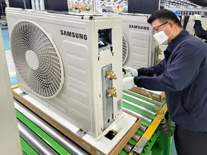 삼성전자, AI에어컨 생산라인 풀가동