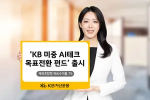 미국 중국 AI기업을 한 바구니에..‘KB 미중 AI테크 목표전환펀드’ 출시