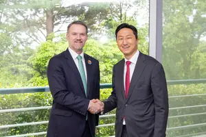 정기선 부회장, 美무역대표부 대표와 협력방안 논의