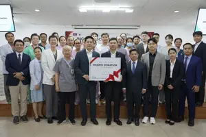 동아ST, 캄보디아 헤브론의료원에 하이카디 기부