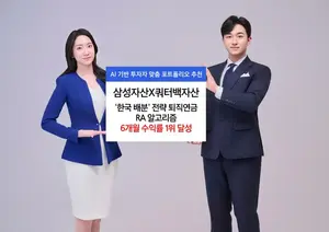 삼성자산∙쿼터백, ‘한국 배분’ 전략 퇴직연금 RA 알고리즘 6개월 수익률 25.4%