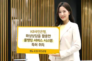 KB국민은행, 화상상담 풀뱅킹 서비스 시스템 특허...비대면 서비스 차별화