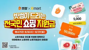 빗썸, 이마트와 '전국민 쇼핑지원금' 이벤트
