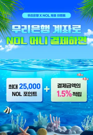 우리은행, 놀유니버스와 제휴...최대 2만5천 NOL포인트 적립