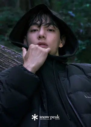 방탄소년단 뷔, 스노우피크 입는다