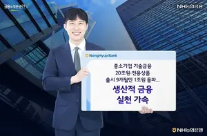 NH농협은행, 중소기업 기술금융 잔액 20조...'생산적 금융'