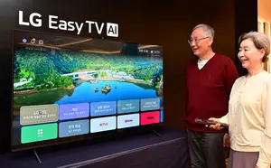 LG전자, '이지TV’로 시니어 TV 시장 연다