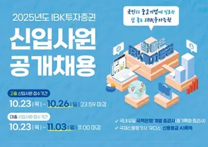 IBK證, 2025년 대·고졸 신입사원 공개채용