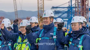 GS건설, 부산신항 현장에서 새해 첫 발…‘현장 중심 경영’ 재확인