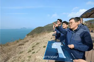 대우건설, 가덕도 신공항 사업 현장 점검...