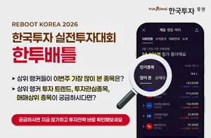 한국투자증권, 4월 '한투배틀' 실전투자대회 개최..소액리그 신설