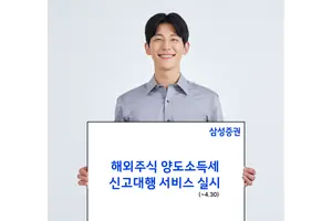 삼성증권, 해외주식 양도소득세 신고 대행 서비스
