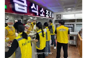 한신공영, 어르신 위한 무료급식 봉사…“효(孝) 가치 기업문화로 확산”