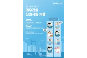 대우건설, 상반기 신입사원 공개채용…원전·가덕도신공항·GTX 사업 대응