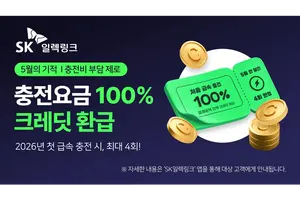 SK일렉링크, 첫 급속 충전 고객에 5월 한 달간 4회 전액 환급