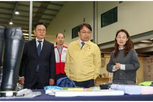 희망브리지·행안부, 파주 재해구호물류센터 찾아 여름 재난 대응태세 확인