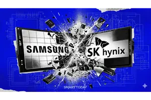 SK하이닉스, 200만원 초읽기...'노조 파업' 삼성전자 추월권 진입