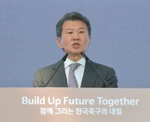 정몽규 축구협회장 사임..