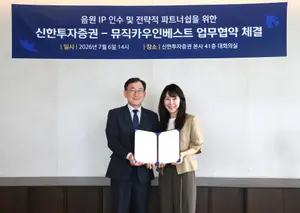 신한투자증권, 뮤직카우와 음원 조각투자 시장 키운다