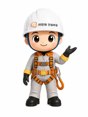 한화 건설부문, 현장 안전캐릭터 '한수호' 공개