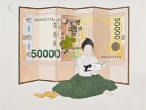 [한국화가 김현정 칼럼]지폐 속 신사임당이 밖으로 나온 이유