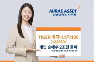 ‘TIGER미국나스닥100ETF’, 올해 개인 순매수 2조 돌파
