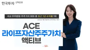 한투운용 ACE라이프자산주주가치액티브, 동일 테마 1년 수익률 1위