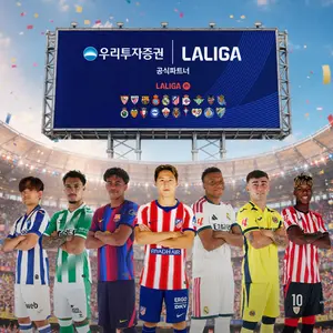 우리투자증권, 스페인 프로축구 LALIGA와 공식 스폰서십 체결