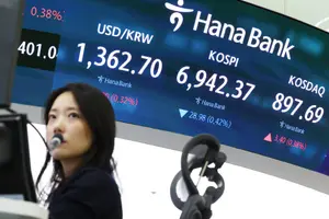 코스피, 5거래일 만에 7000선 마감.. 코스닥은 약보합