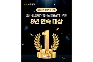 KB證, ‘KB M-able’ 8년 연속 MTS 부문 대상 수상