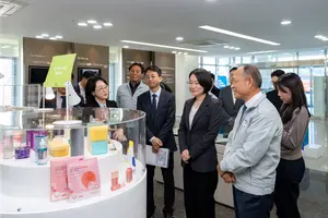 이소영 중기장관, 한국콜마 세종공장 방문…K-뷰티 동반성장 확인