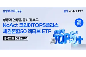 [증권가] 삼성액티브, ‘KoAct 코리아TOP5플러스채권혼합50액티브’ 출시 등