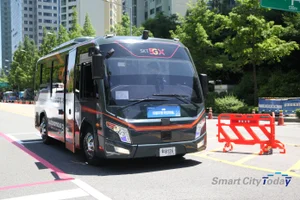 [포토]5G 자율주행차 서울 도심을 누비다