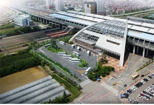 전국 최초 전기 굴절버스 세종시서 운행