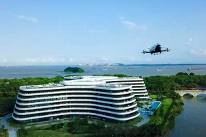 중국 이항, 세계 최초로 항공 택시 호텔 관광 서비스 개시