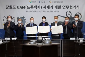 산악지형 많은 강원도 액화수소 드론택시 개발 추진