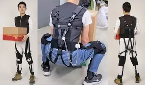 작업중 허리부상 방지 