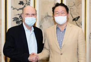 최태원 SK회장, 서울서 美 그린에너지 기업 CEO 연쇄 회동