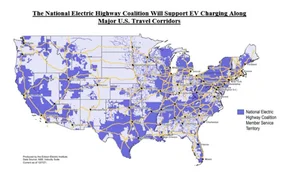 [초점] 미 전력회사 뭉쳐 전국 고속도로에 전기차 충전소 구축…전국전기고속도로연합 결성