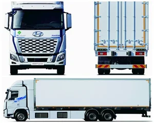 탄소배출 제로 수소화물차 화물운송 개시