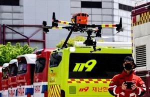 Firefighting drone has been 