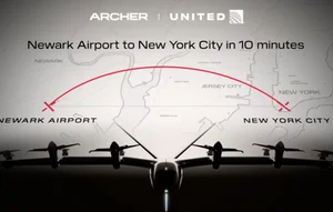 아처 에비에이션, 유나이티드항공과 뉴욕시에서 eVTOL 에어택시 노선 확정 2025년 운항