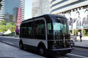 Cheonggyecheon self-driving bus starts operation on Nov. 25