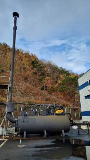 초고온 1800°C로 산업폐기물 자연 소각