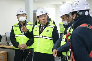 최민호 세종시장, 친환경 대체발전소 현장 방문