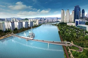 부산의 새 랜드마크 '수영강 휴먼브릿지' 13일 기공식