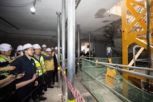 검단 붕괴현장 찾은 원희룡 