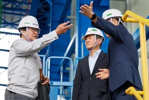 정몽규 HDC그룹 회장, 통영에코파워 현장 시찰